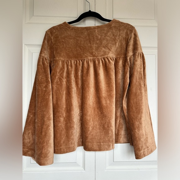Madewell Texture & Thread corduroy swing top oversized size medium - Picture 8 of 8